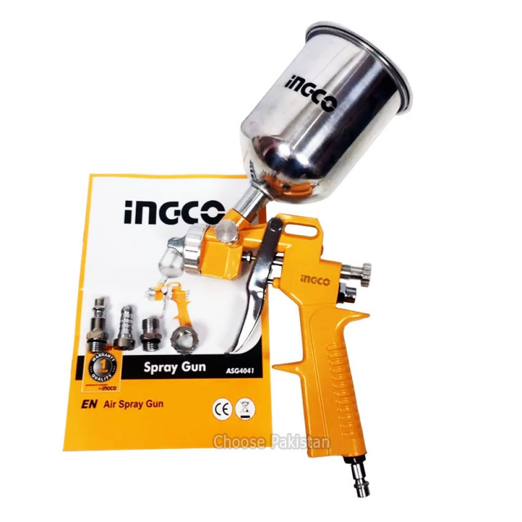 1 INGCO Professional Air Spray Paint GunAutomotive Compressor in